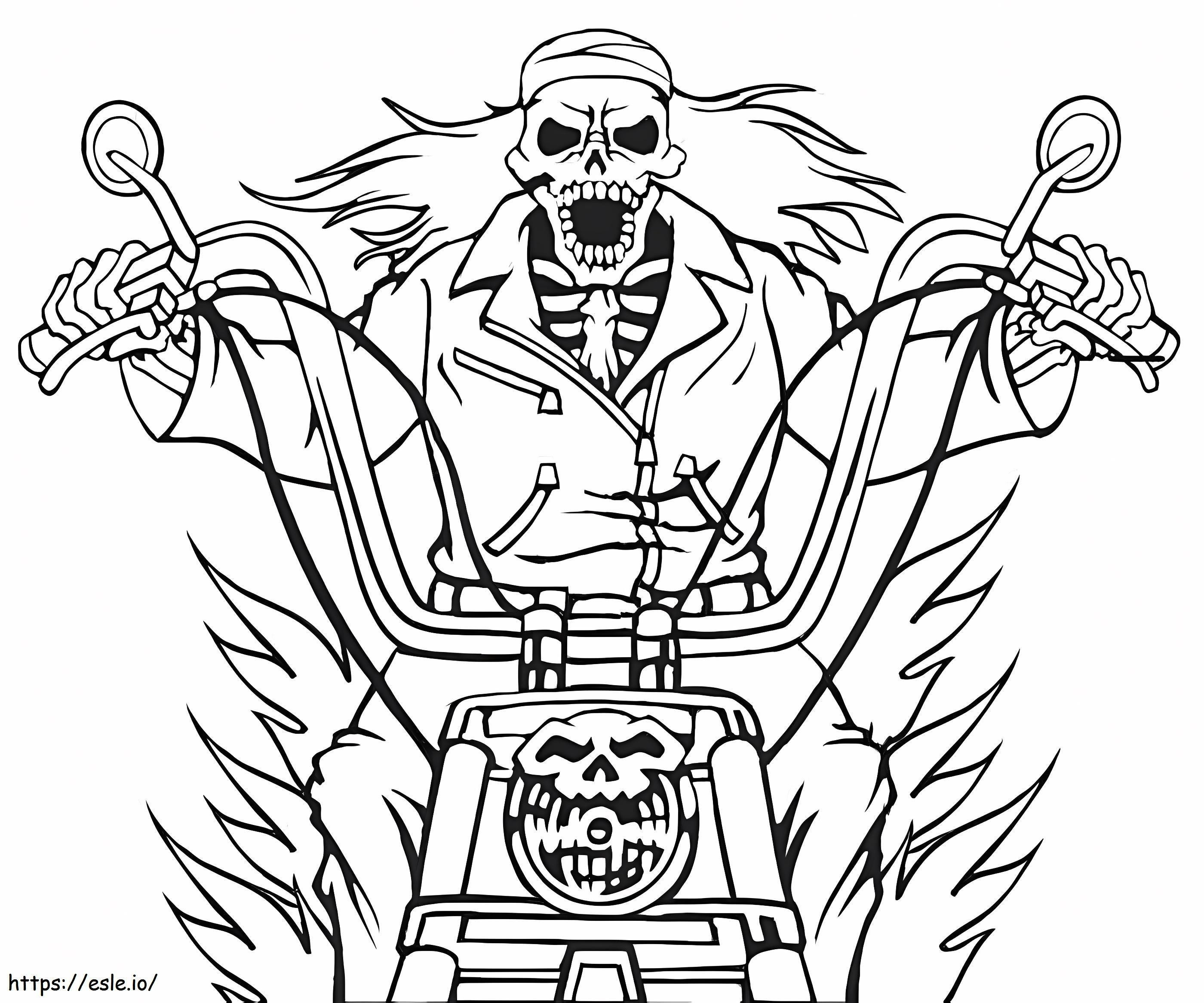 Ghost Rider coloring page