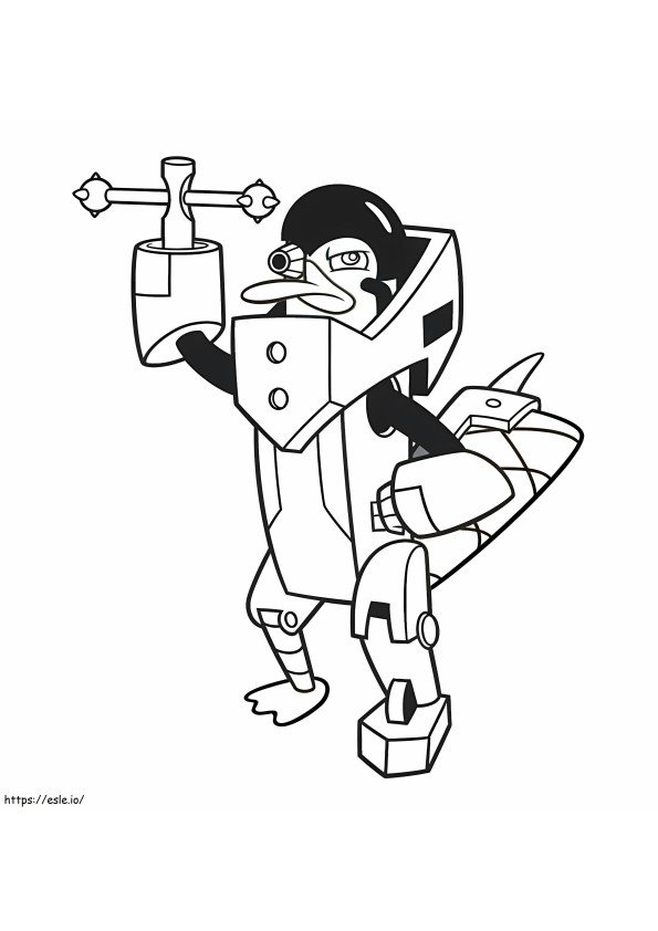 Showcase Perry coloring page