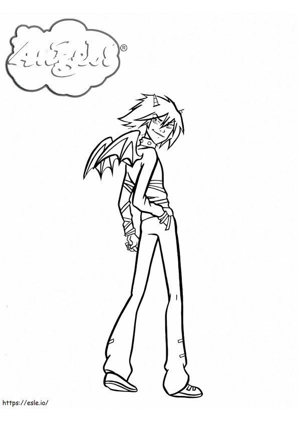 Sulfus From Angels Friends coloring page