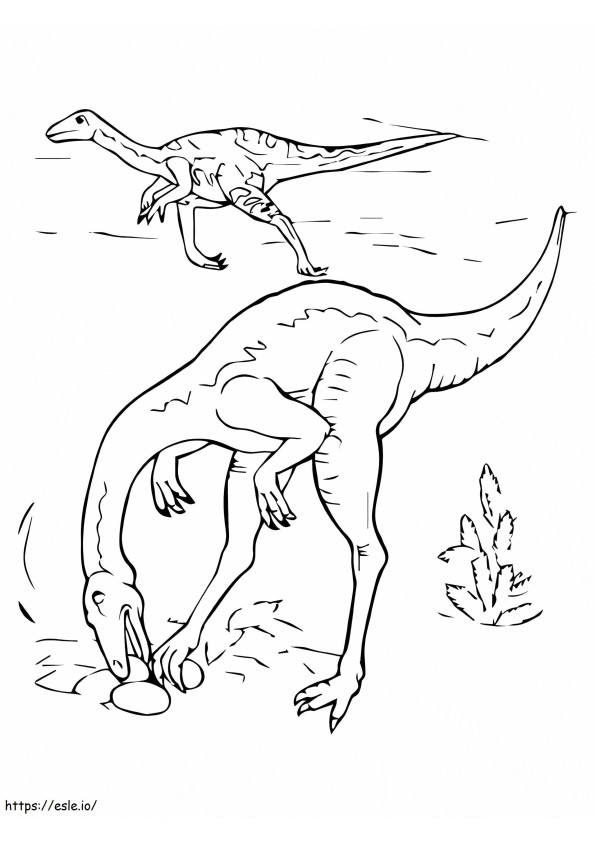 Dinozaury kolorowanka