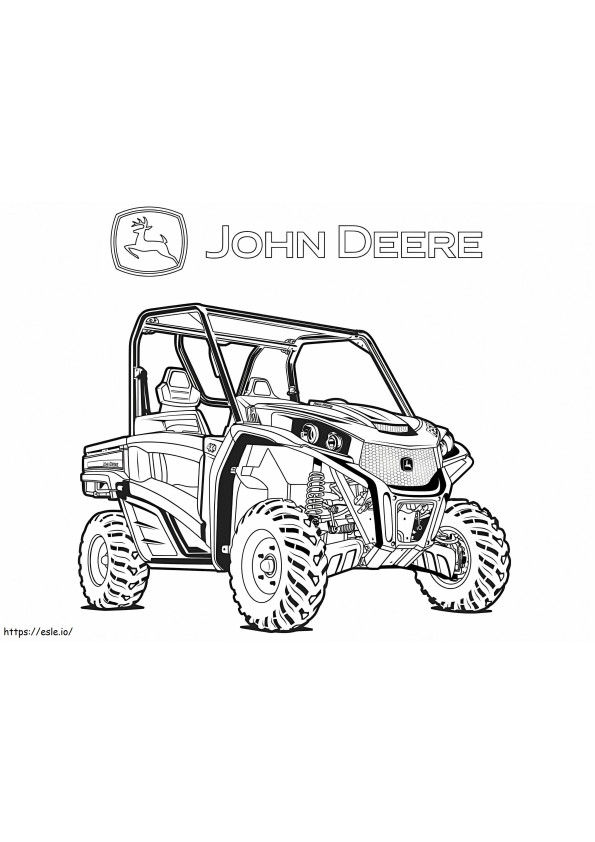John Deere4 kleurplaat