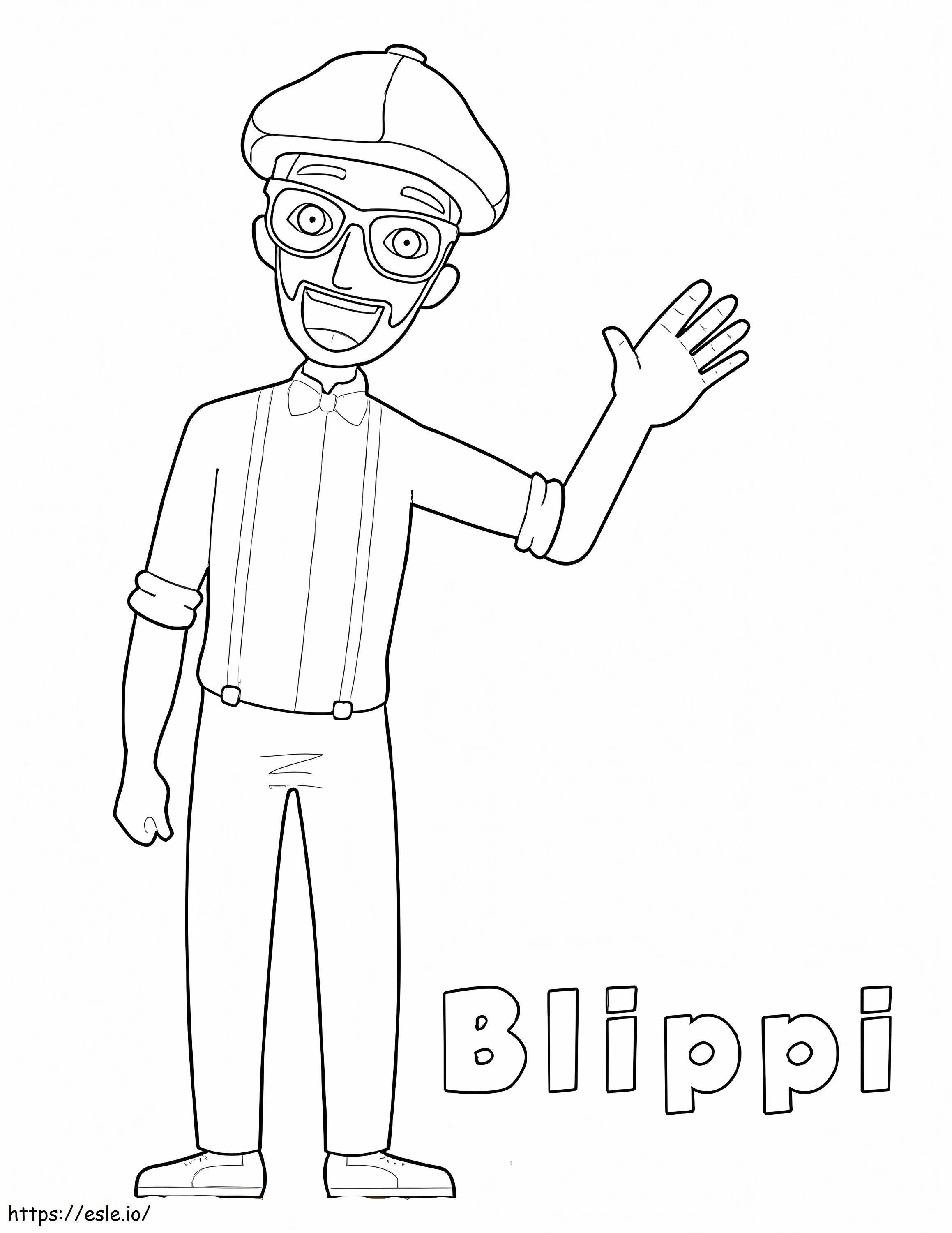 Blip coloring page