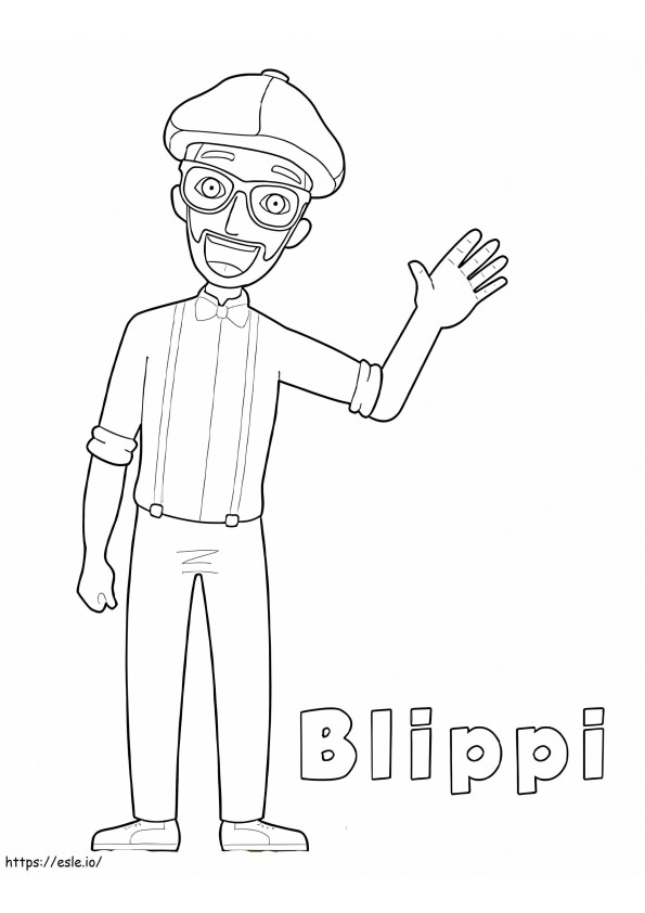 Blip coloring page