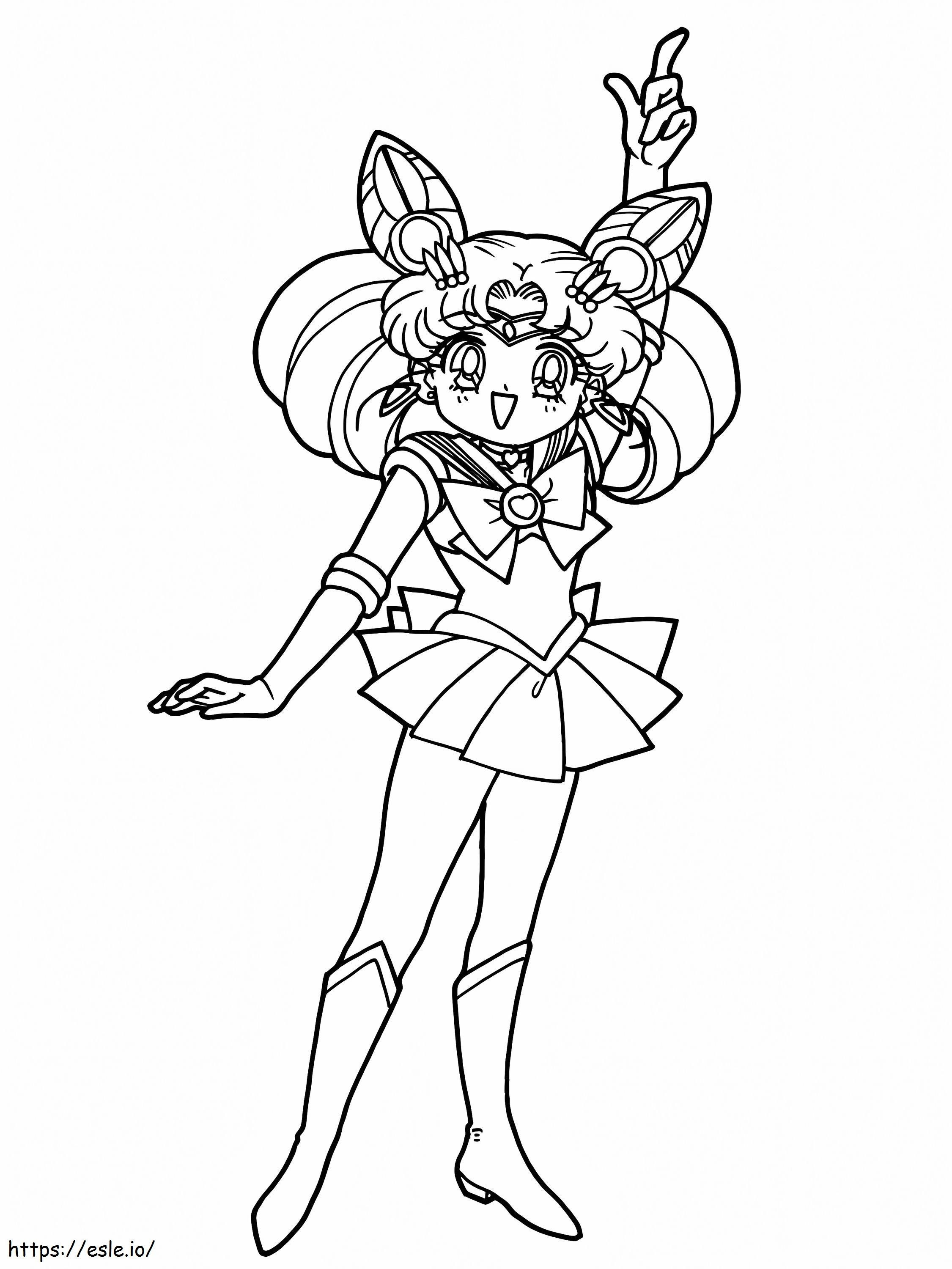 Awesome Chibiusa coloring page