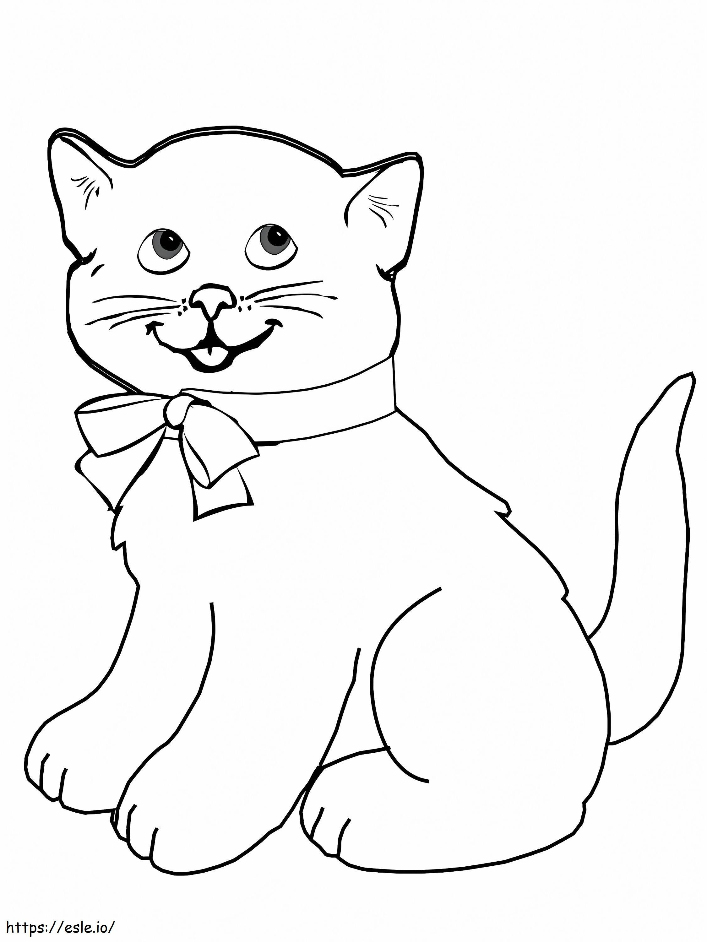 1585039959 Cartoon Kitten coloring page