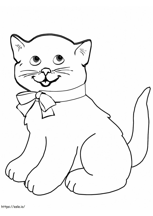 1585039959 漫画の子猫 ぬりえ - 塗り絵