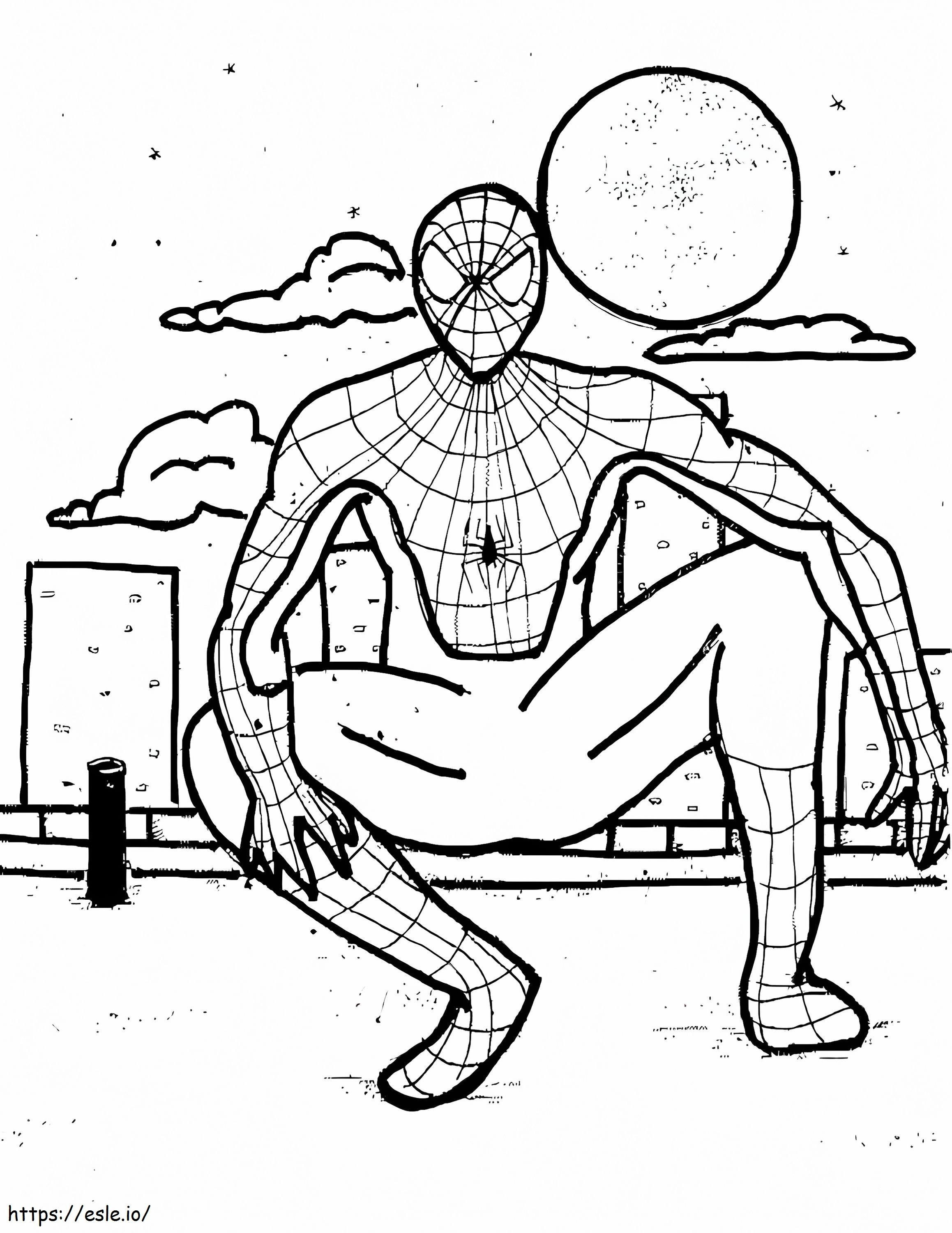 Spiderman 14 ausmalbilder