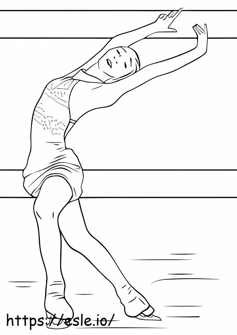 Figure Skating coloring page