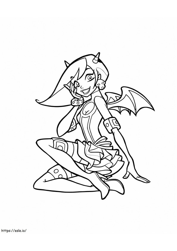 Kabale From Angels Friends coloring page