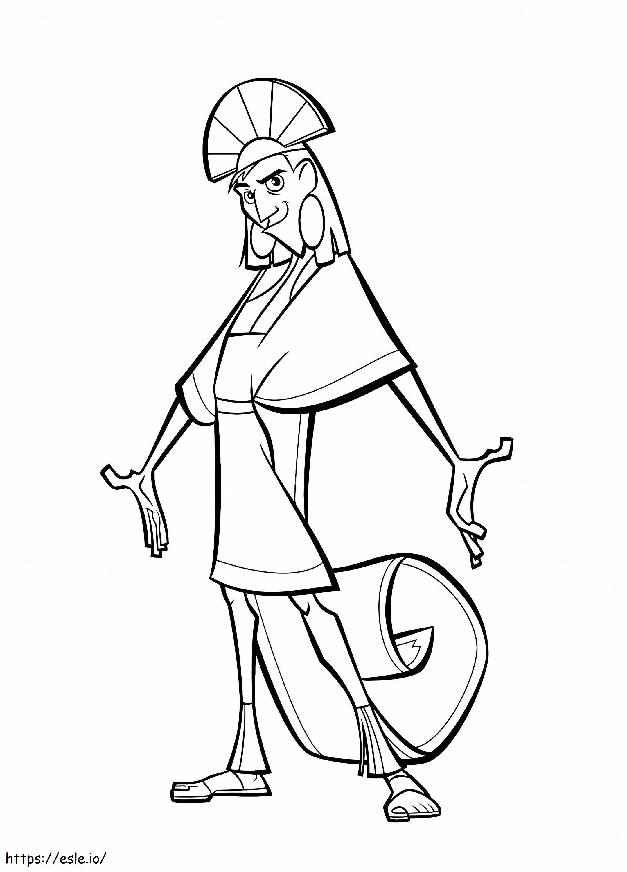Kuzco From Emperors New Groove coloring page