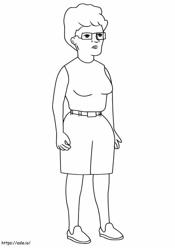 Peggy Hill From King Of The Hill coloring page