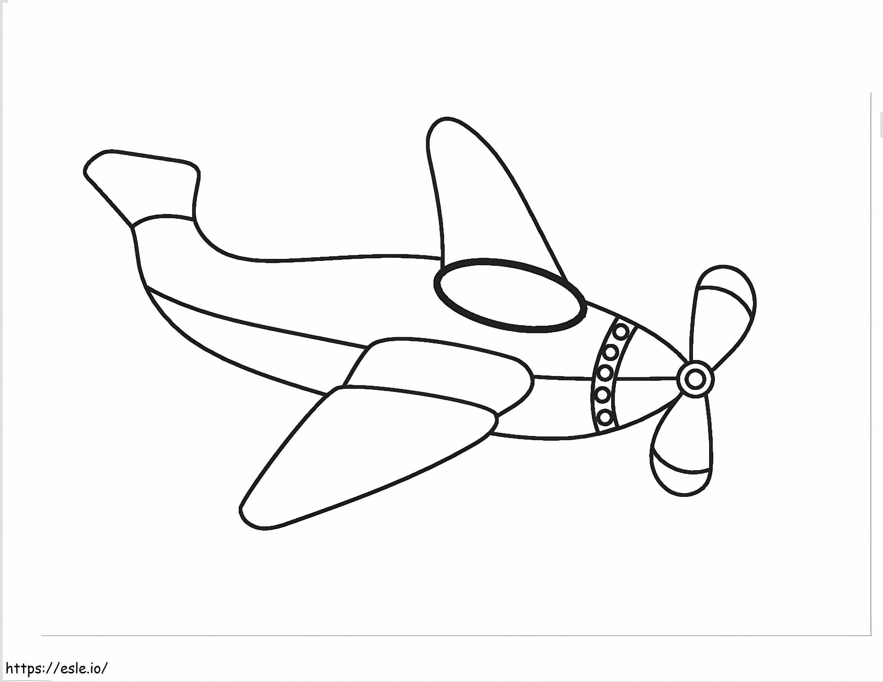 Coloriage Petits avions à imprimer dessin