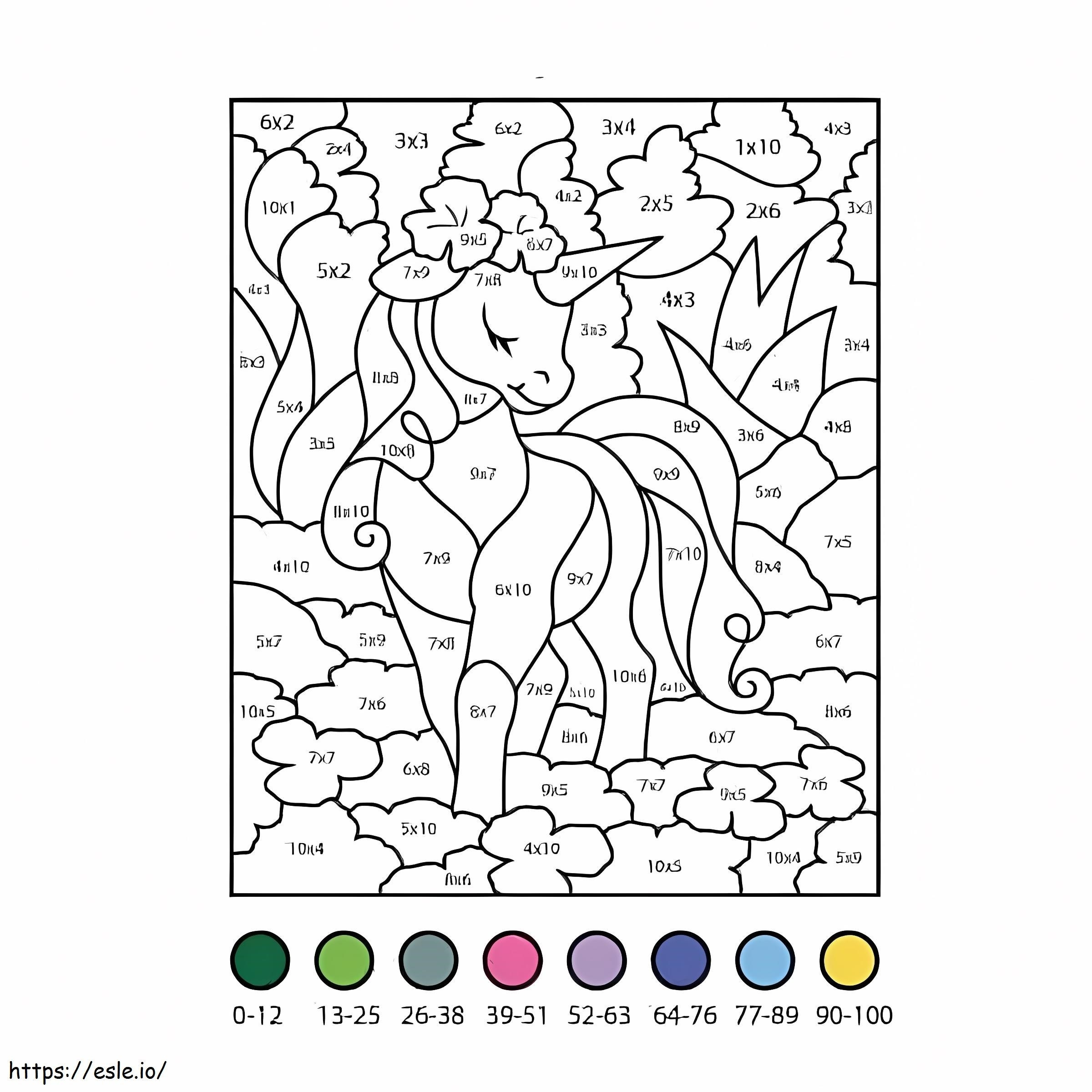 Magische Eenhoorn 5 kleurplaat kleurplaat
