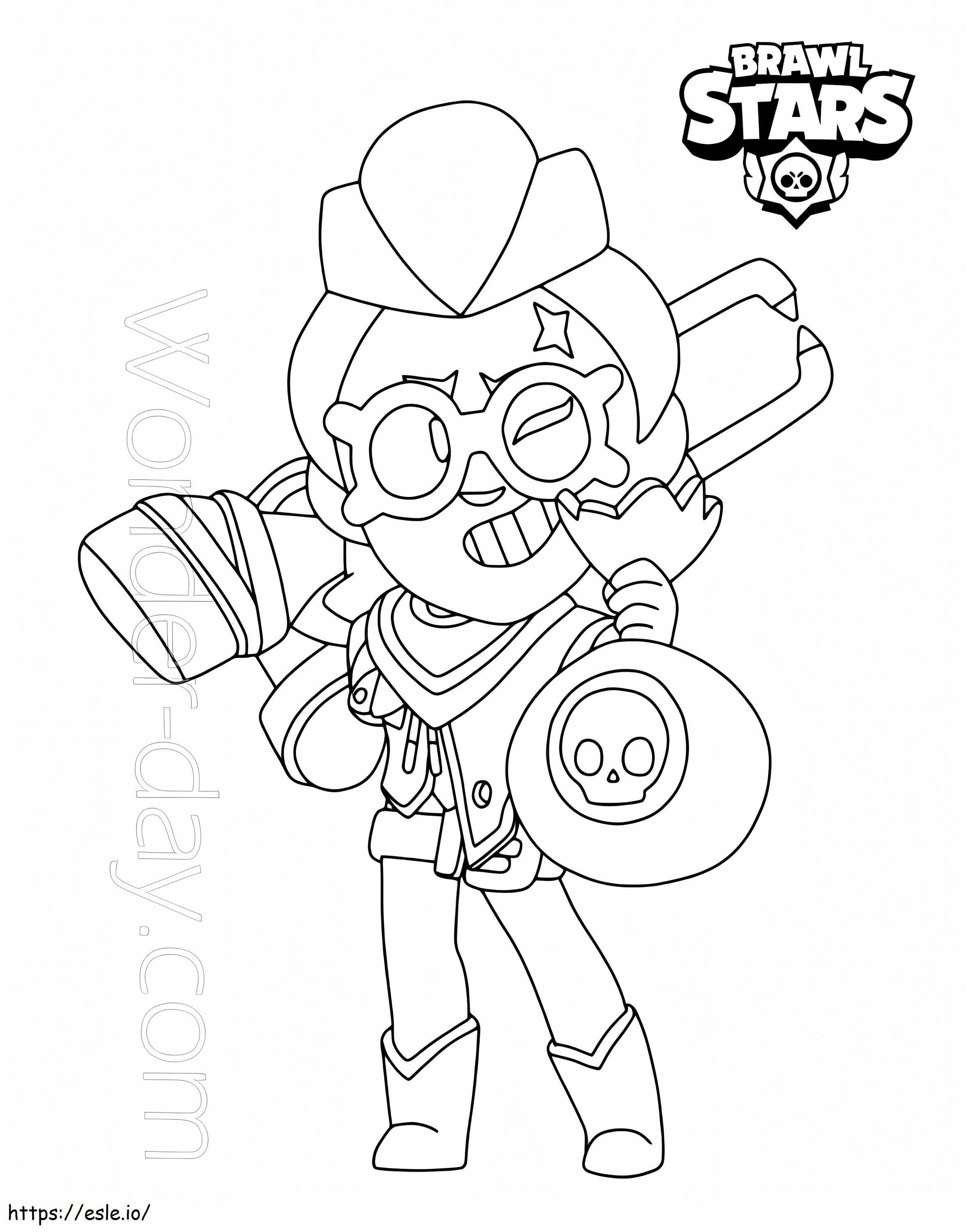 Brawl Stars Belle coloring page