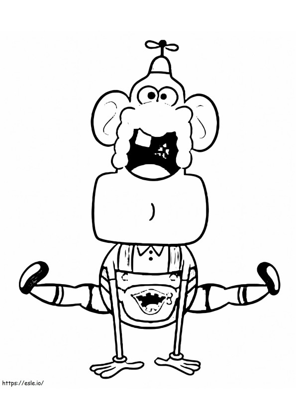 Funny Uncle Grandpa coloring page