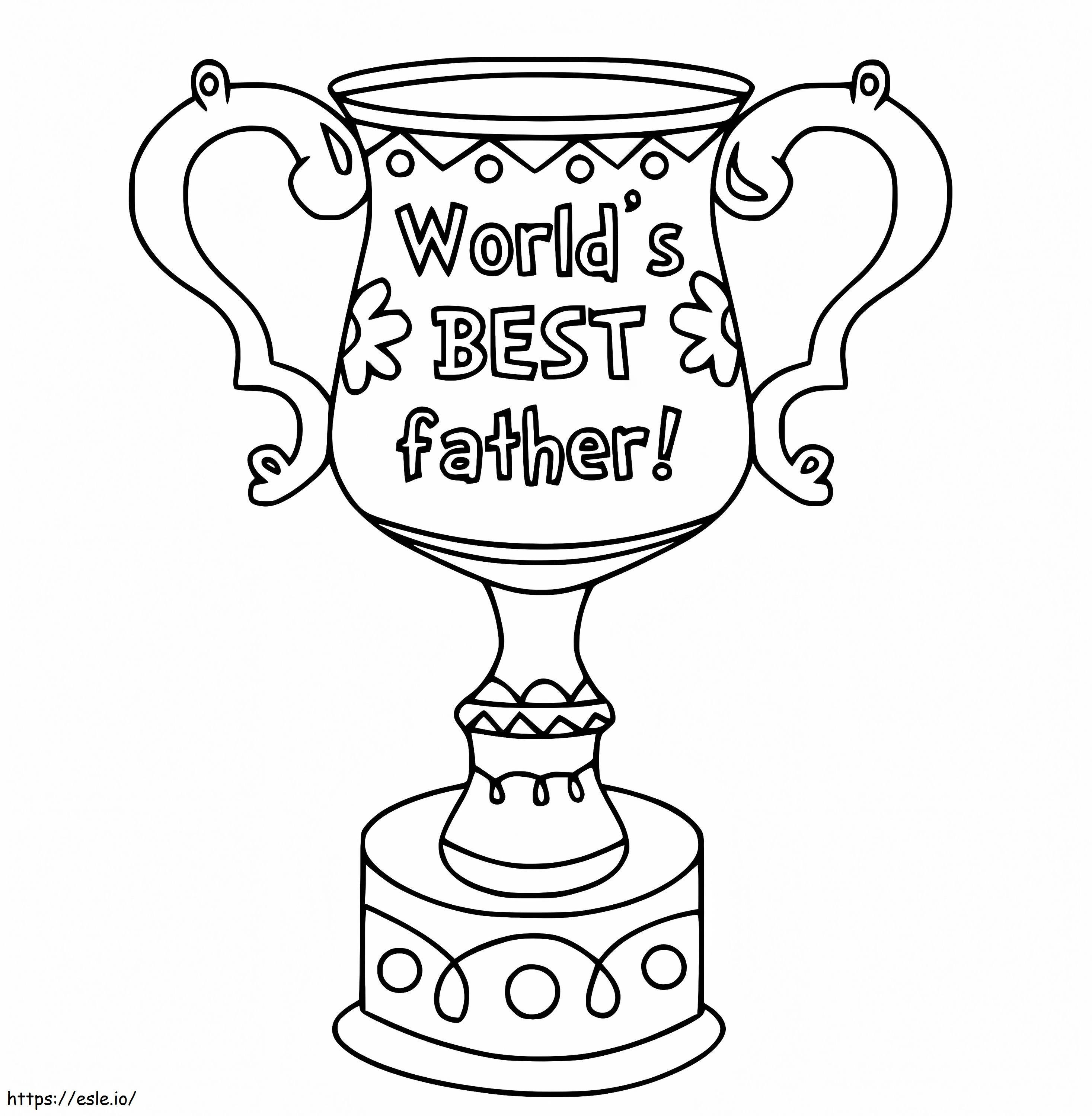 Worlds The Best Father coloring page