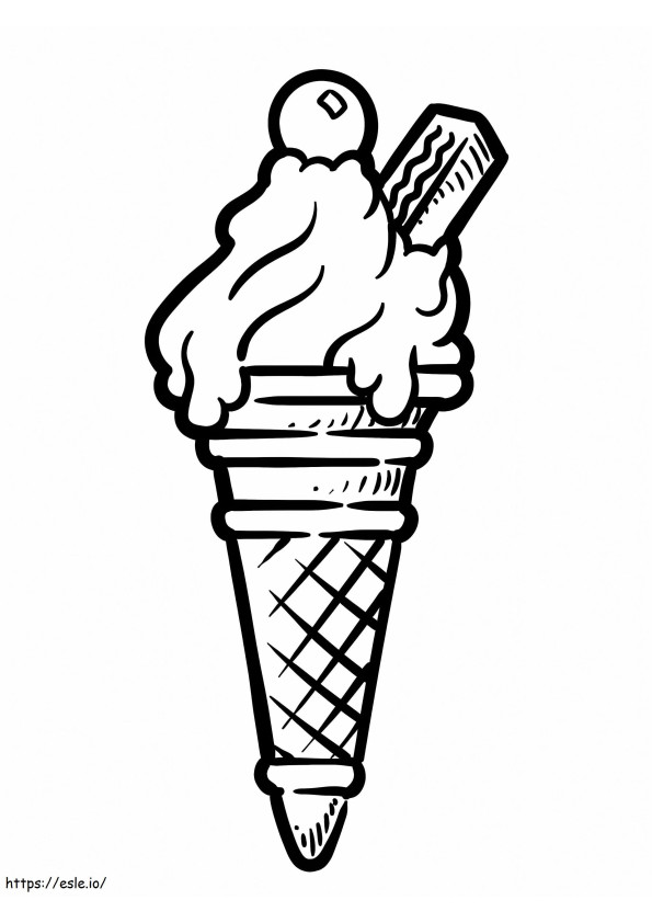 Ice Cream 7 coloring page