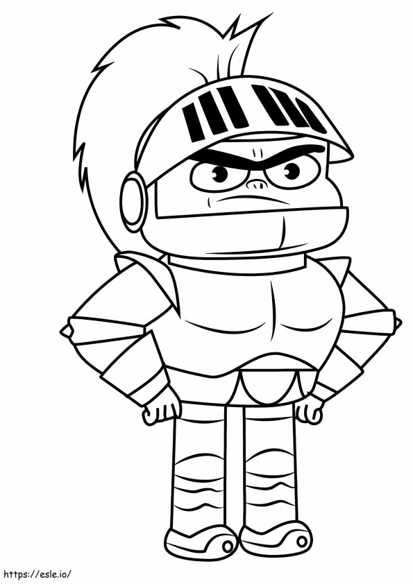 Knight Jesse From Looped coloring page