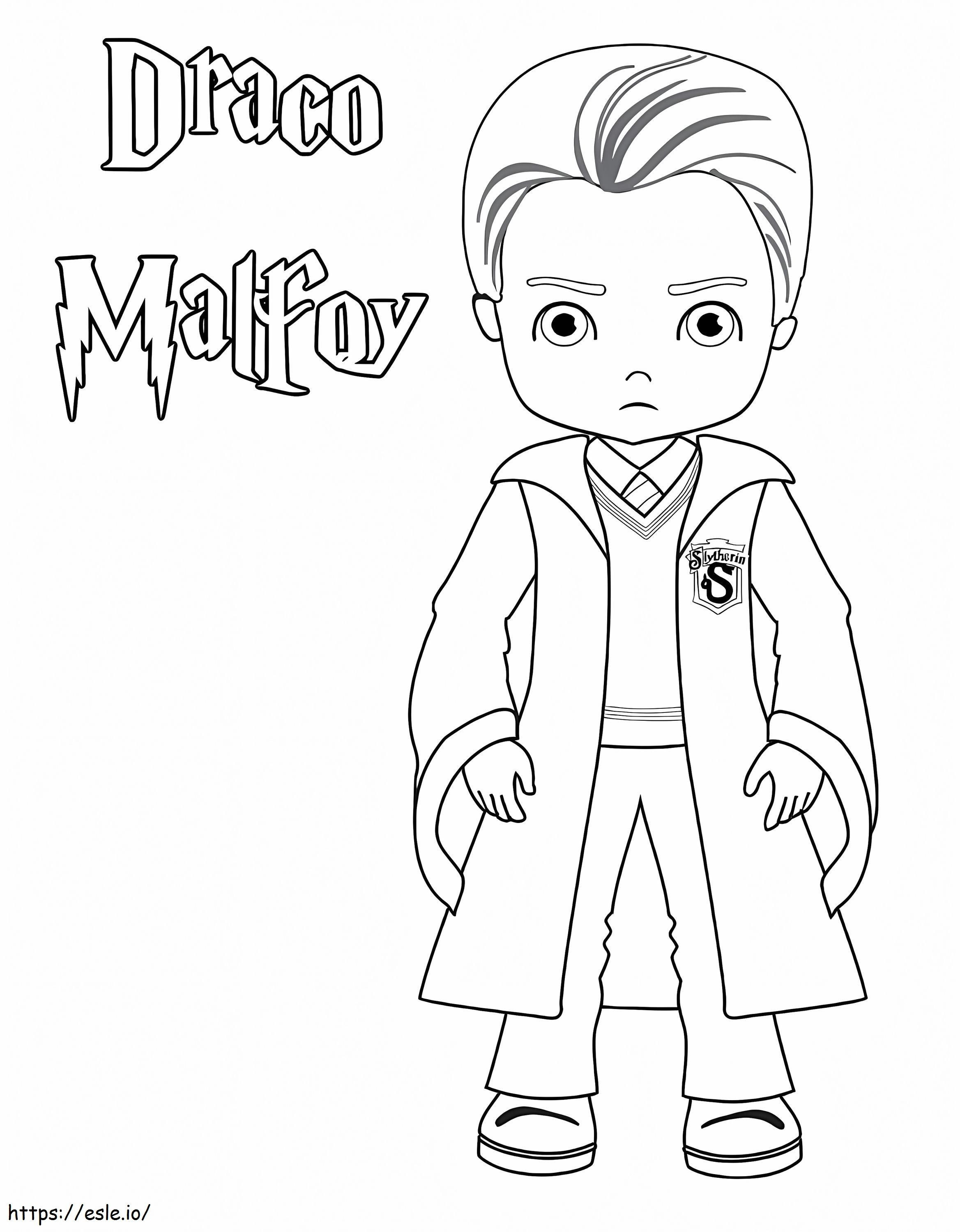 Draco Malfoy kolorowanka