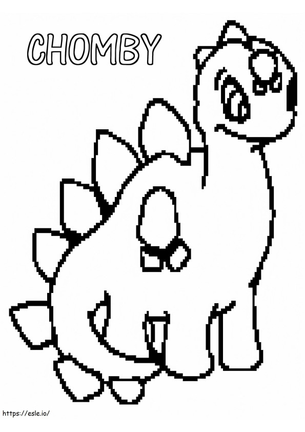 Neopets Chomby para colorear