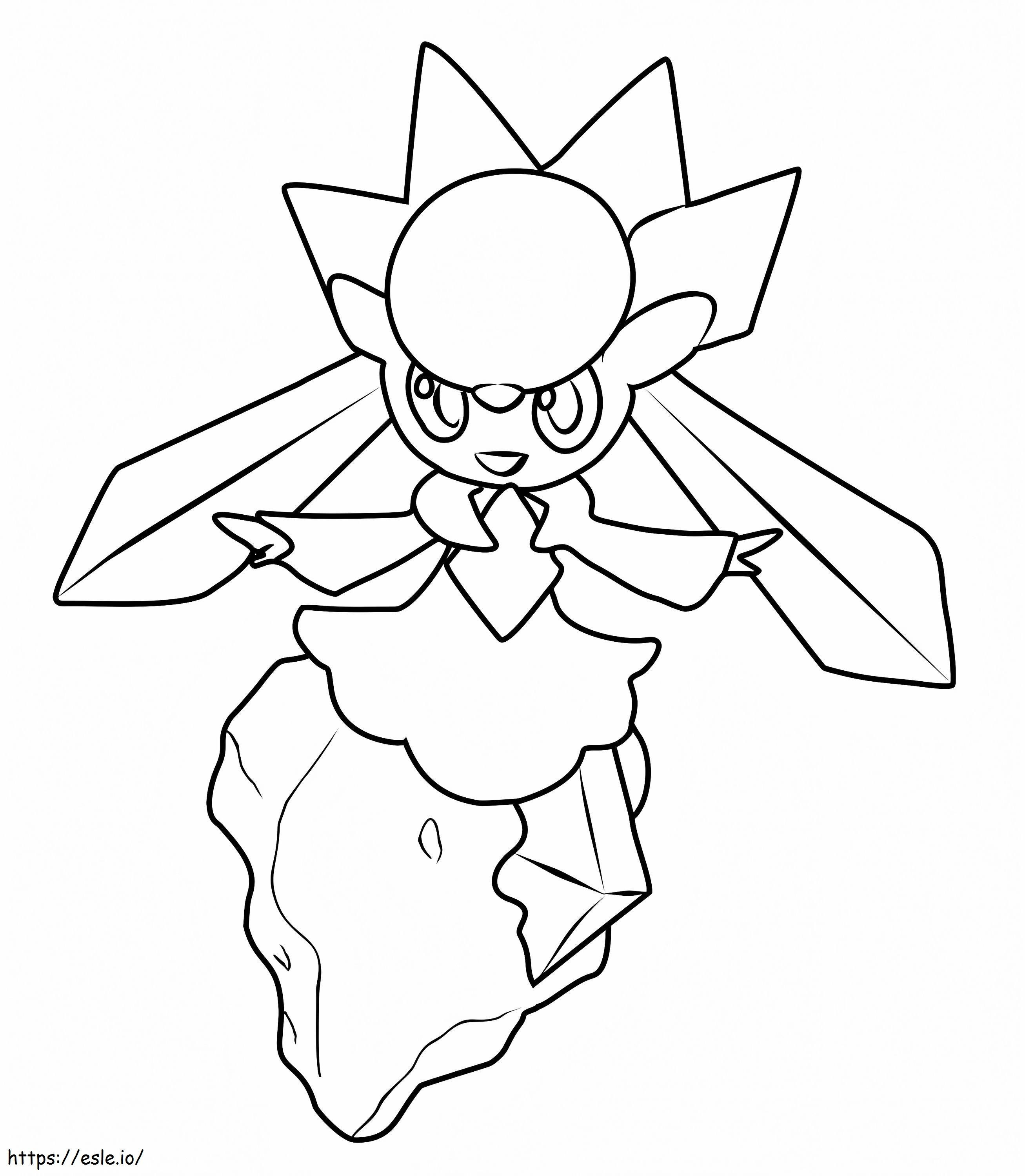 Coloriage Pokémon Diancie à imprimer dessin