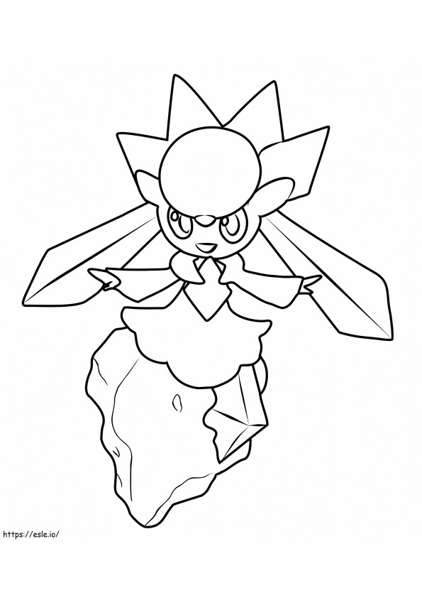 Diancie Pokémon kifestő