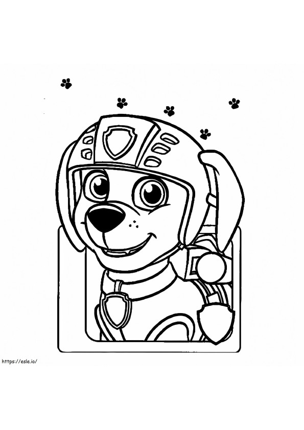 Portrait Of Zuma coloring page