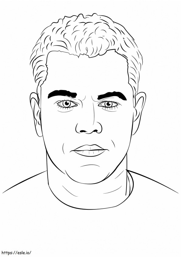 Wajah Matt Damon