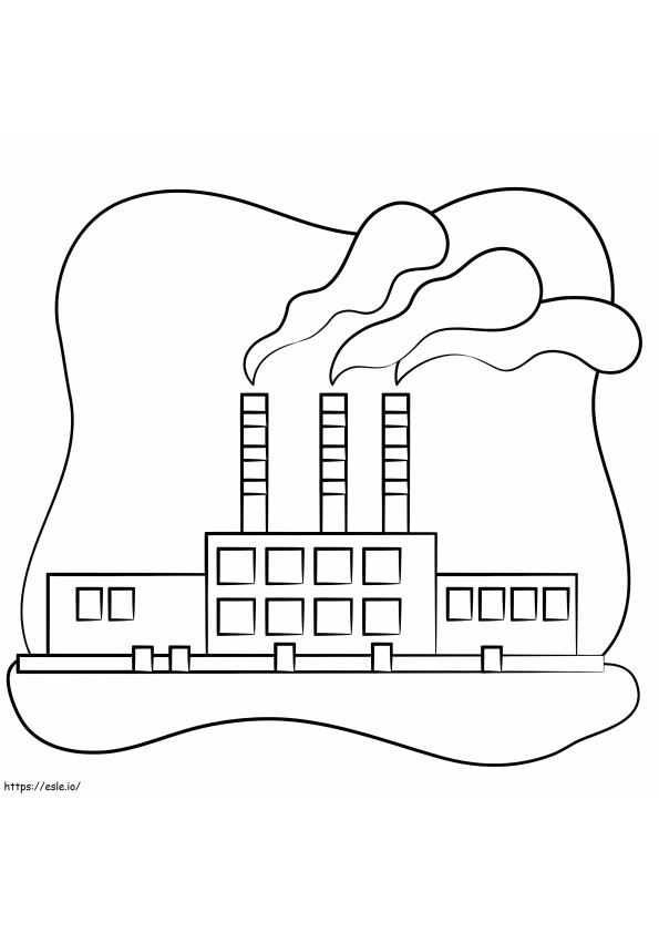 Factory Printable coloring page