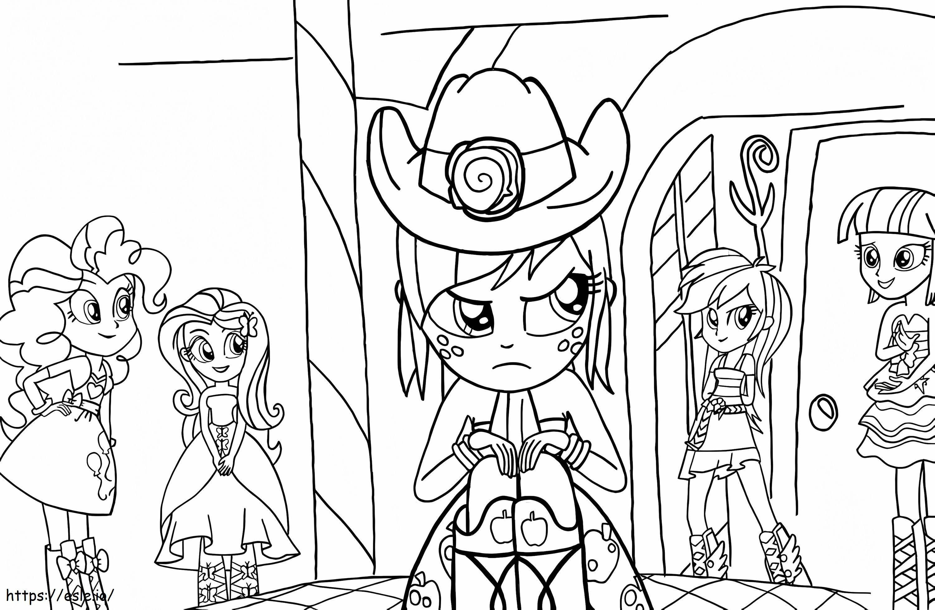 Equestria Girls 27 coloring page