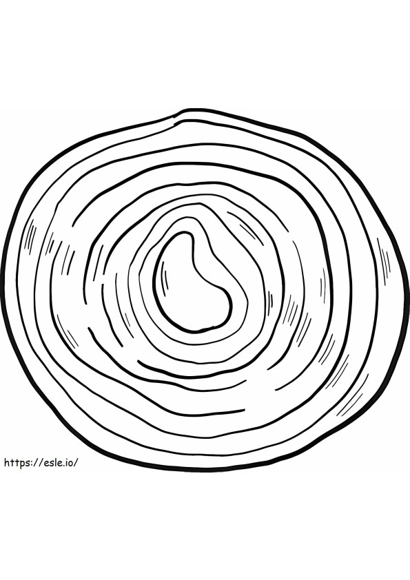 Half An Onion coloring page
