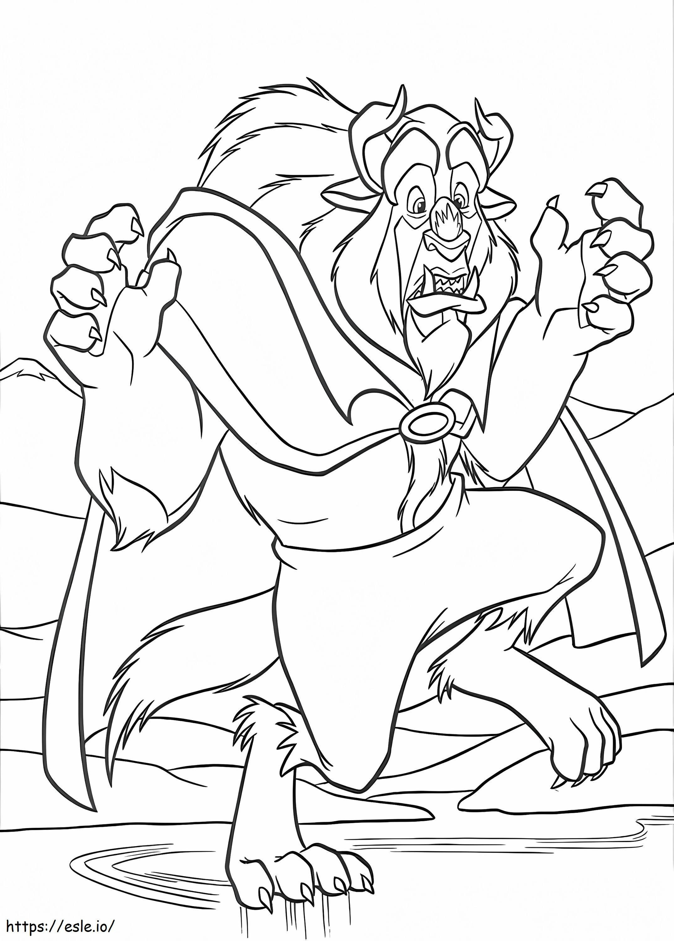 1560583812 Monster Panicked A4 coloring page