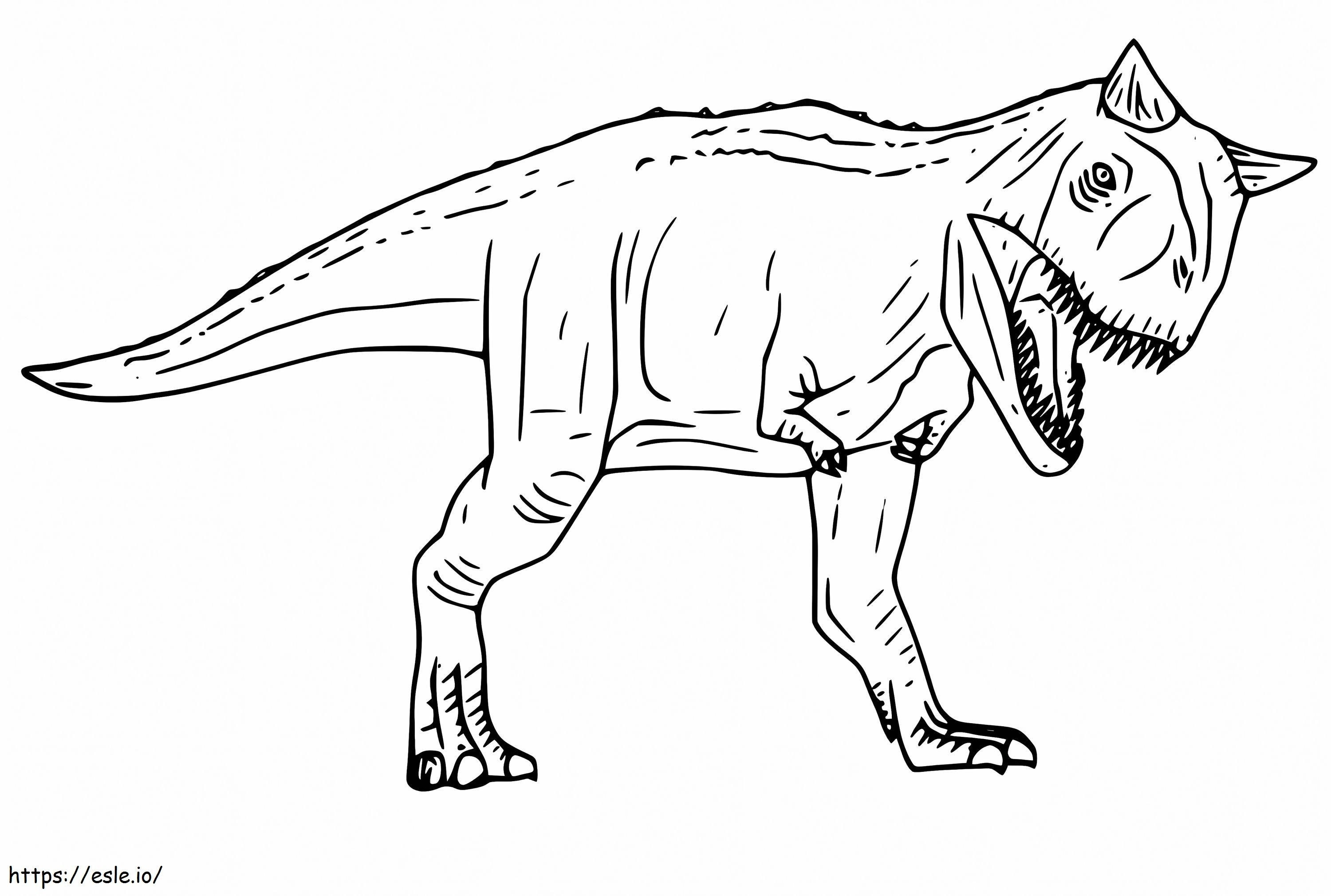Carnotaurus 1 de colorat