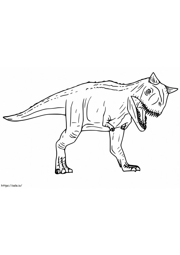 Carnotaurus 1 coloring page