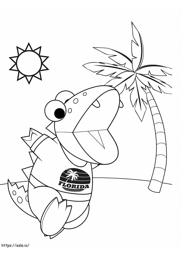 Gus From Ryans World coloring page