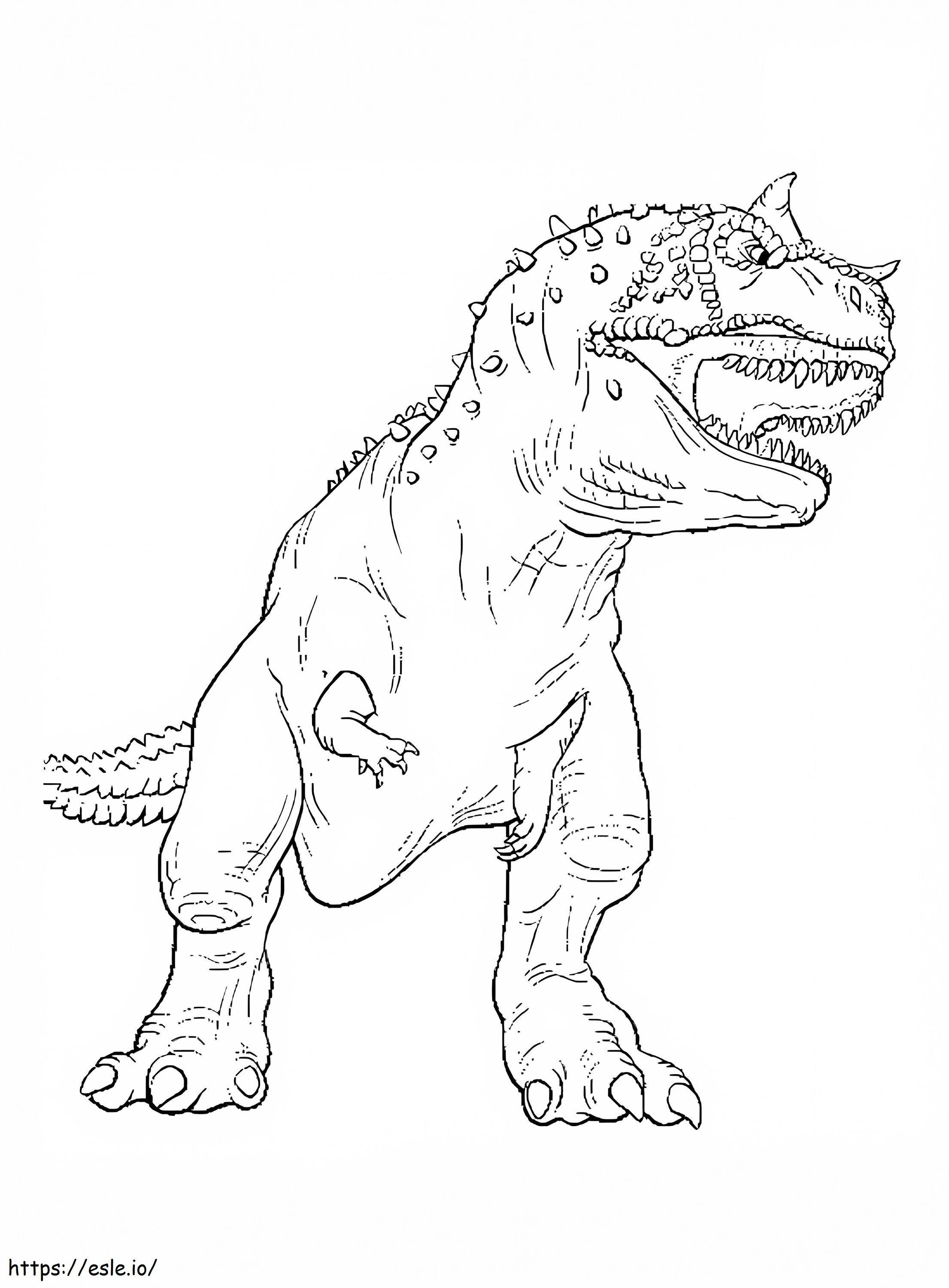 カルノタウルス 4 ぬりえ - 塗り絵