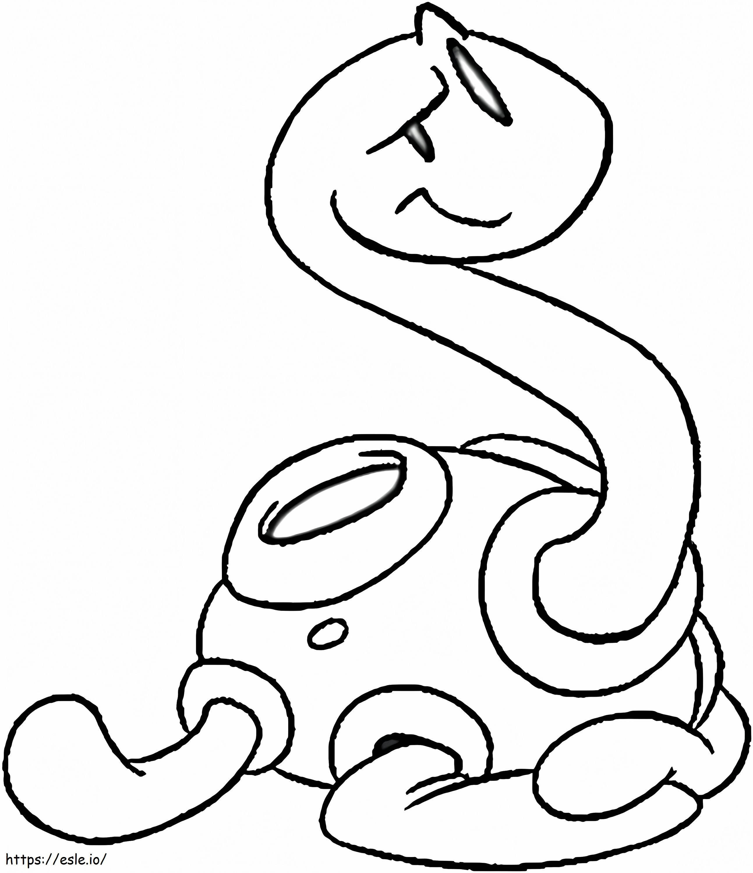 Shuckle Pokemon 3 coloring page