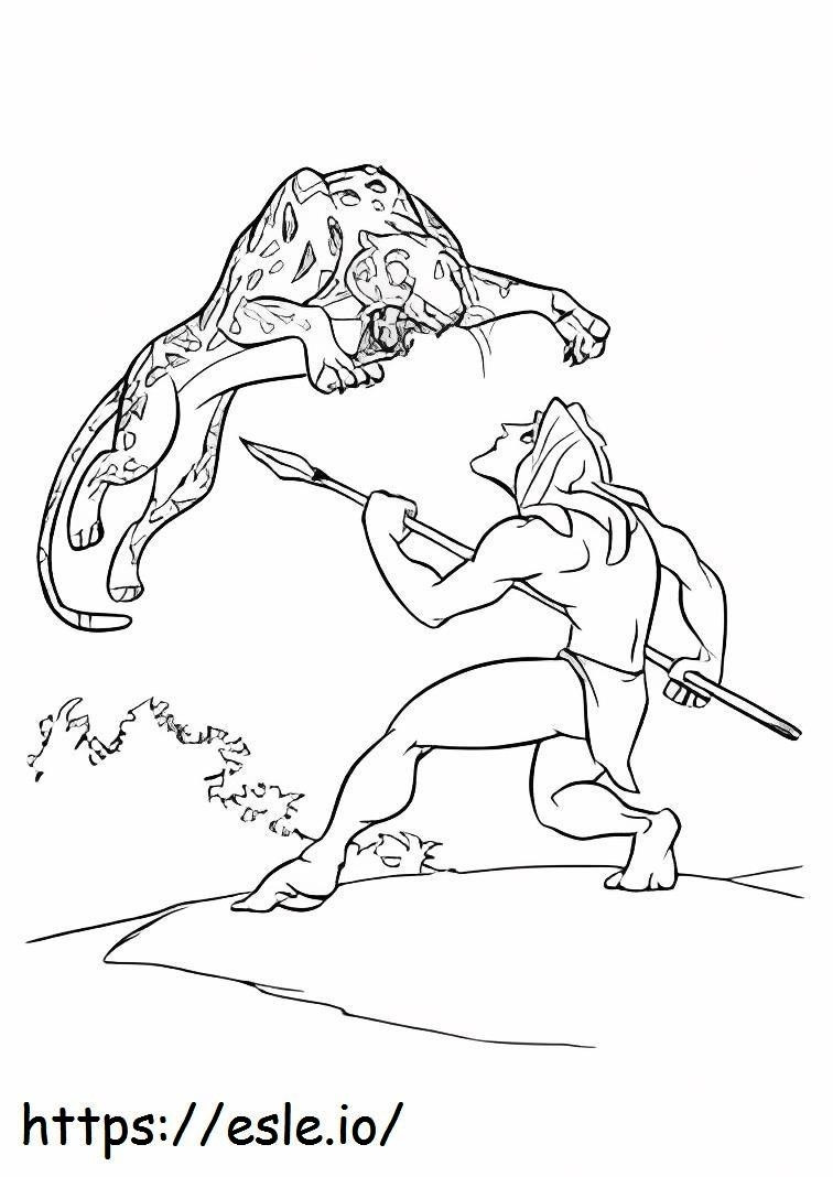 Tarzan vs Sabor värityskuva