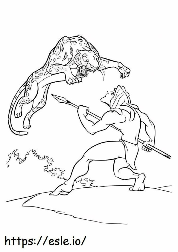 Tarzan vs Sabor kifestő