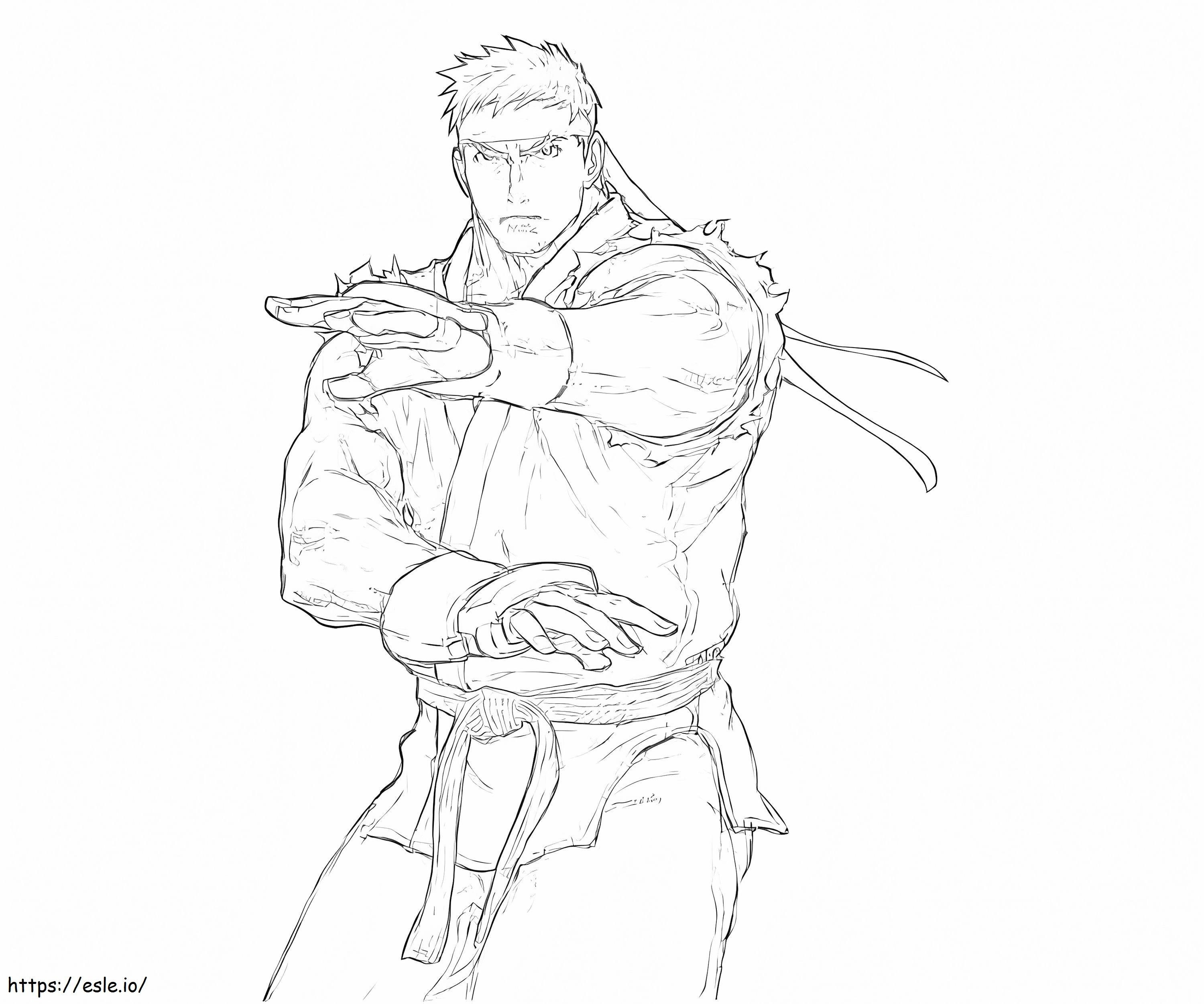 Ryu Defensivo kifestő