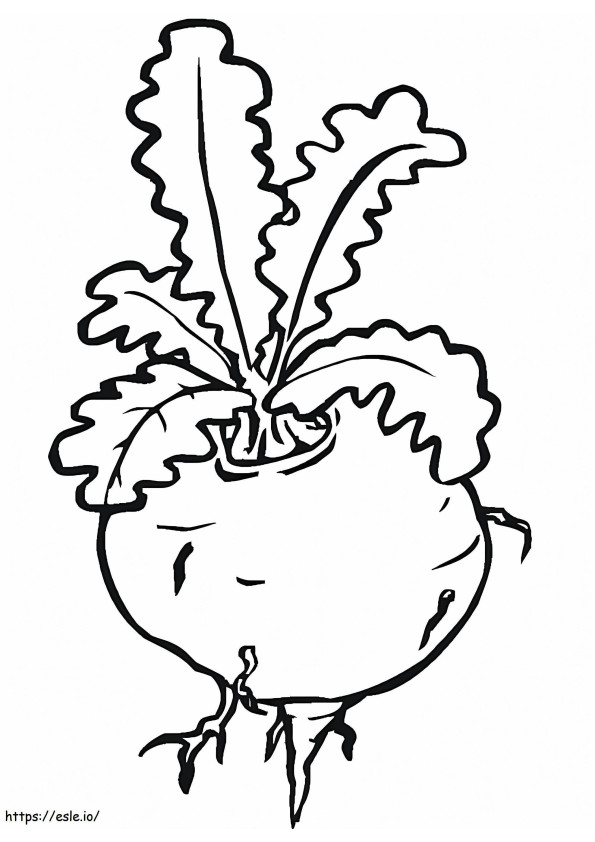 Turnip 3 coloring page
