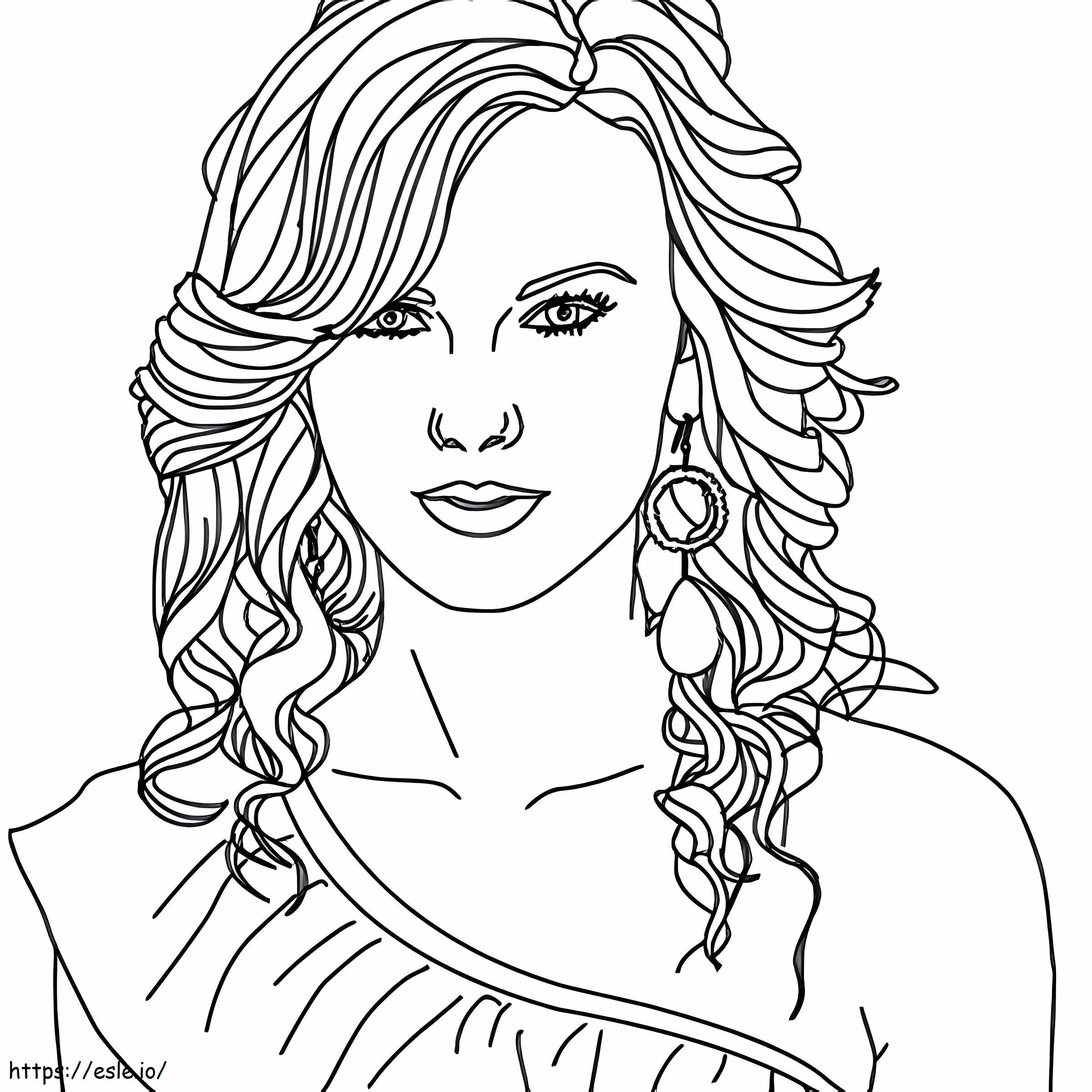 Coloriage 1541143686 Taylor Swift Images à colorier Taylor Swift Télécharger Jokingart Taylor Swift Disney Junior Activity Pages 600X600 1 à imprimer dessin