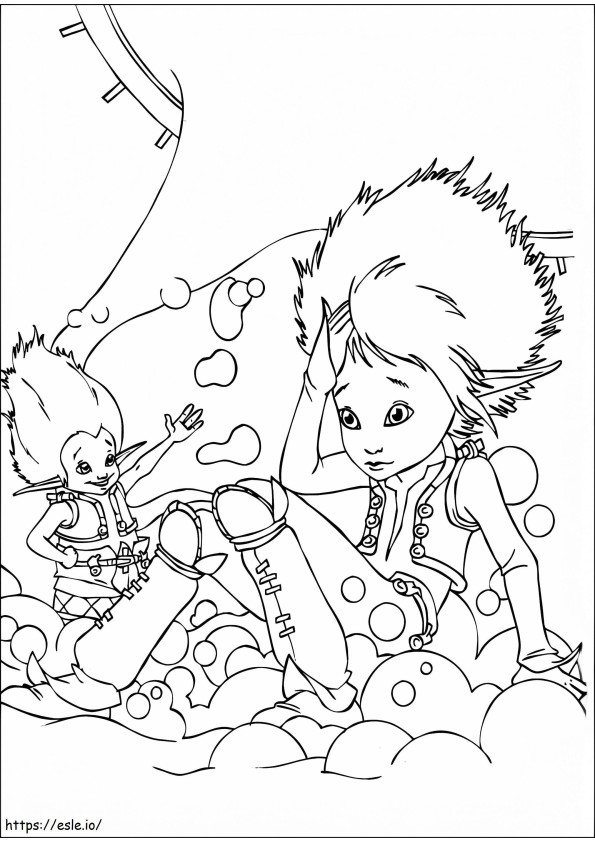 1533524232 Arthur And Betameche A4 coloring page