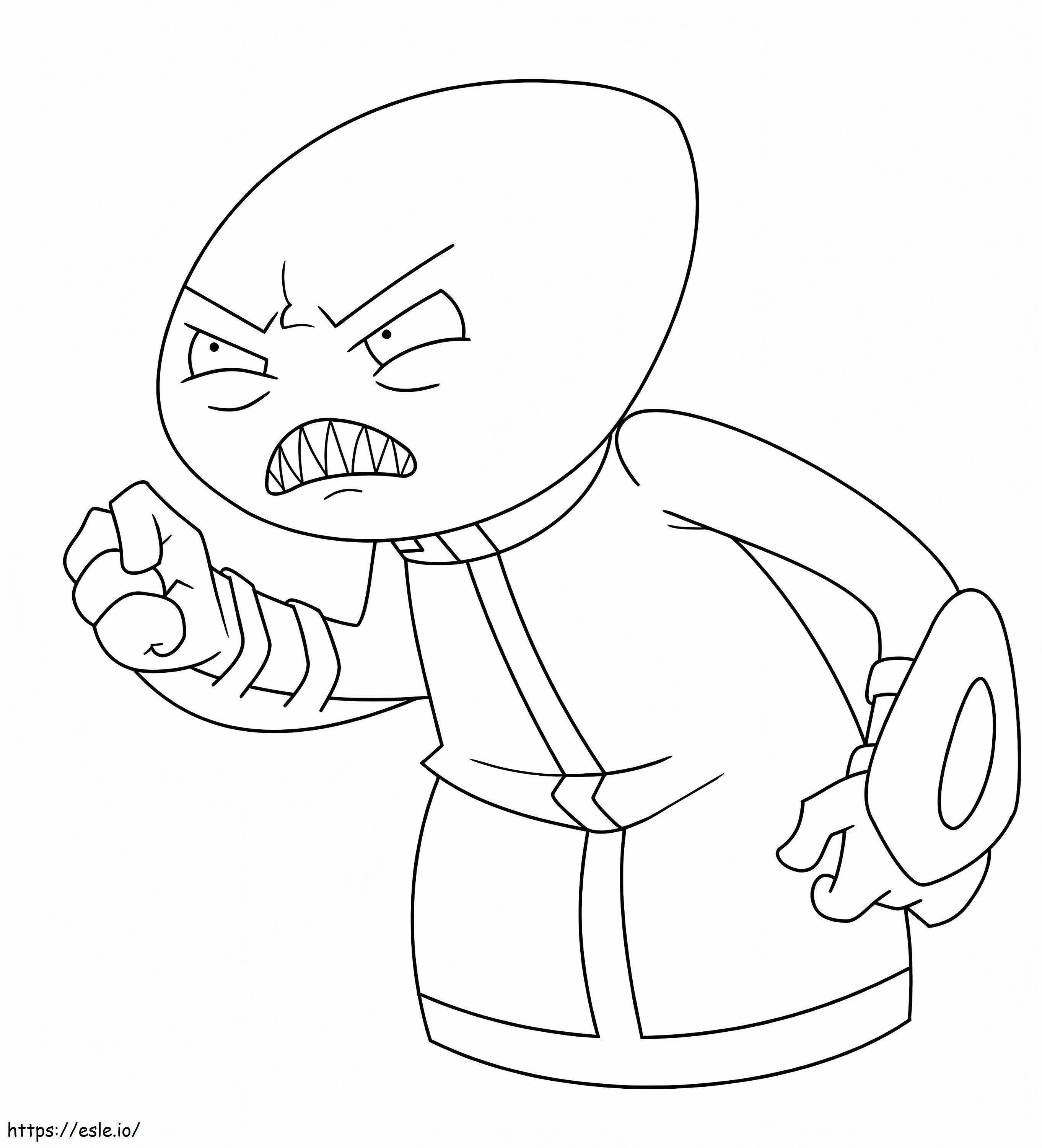 Lord Commander In Final Space coloring page