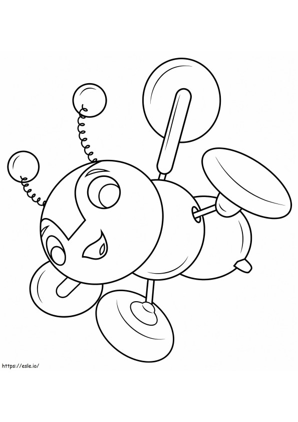 Buzzy Bee de colorat