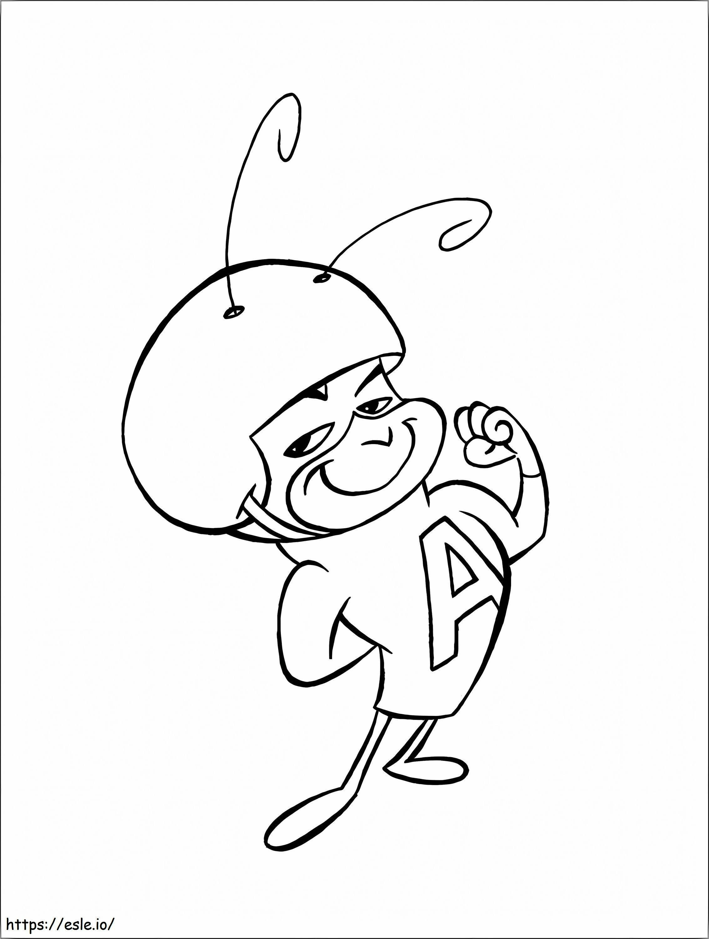 Cool Atomic Ant coloring page