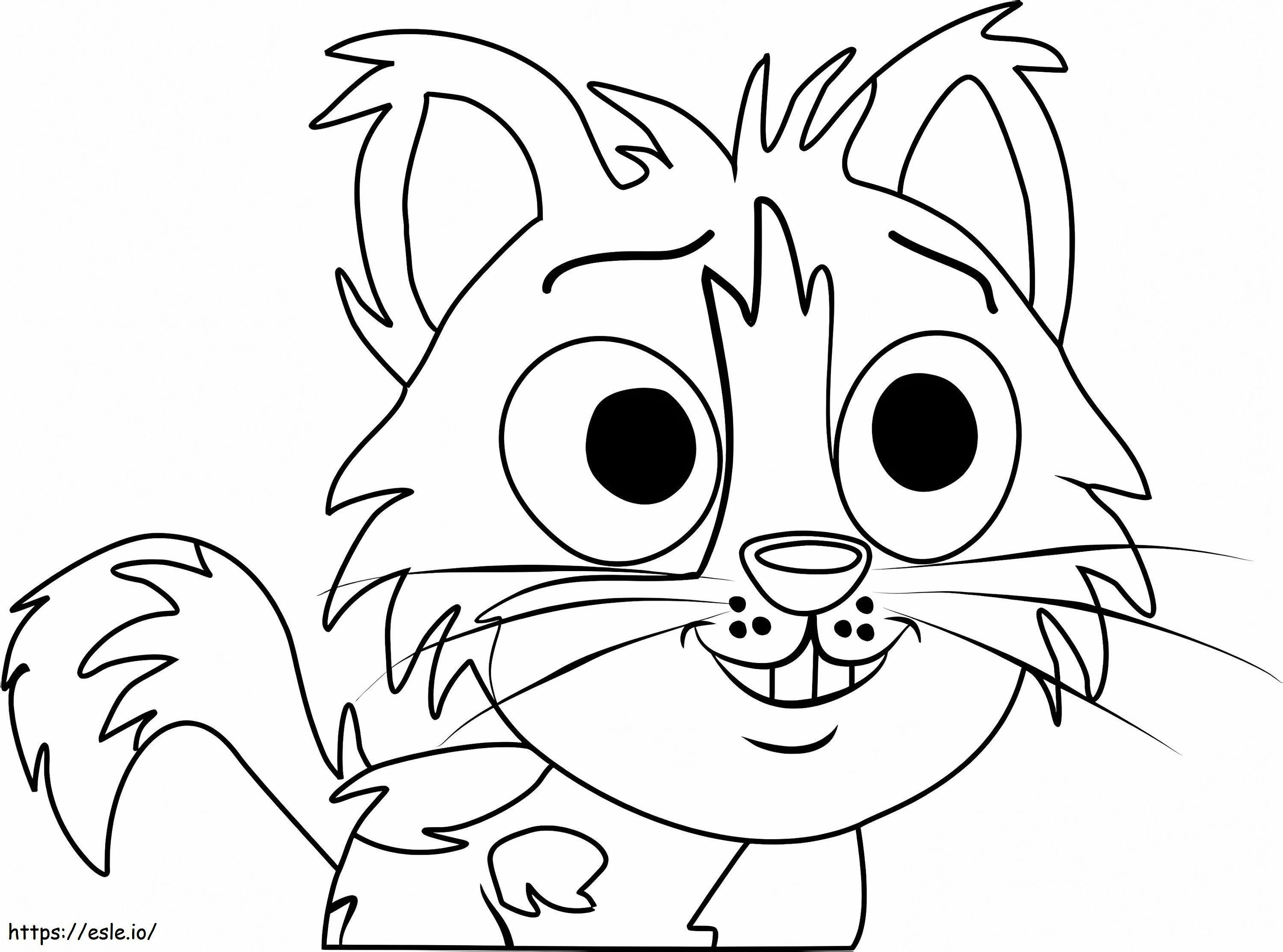 Teensy From Pound Puppies coloring page