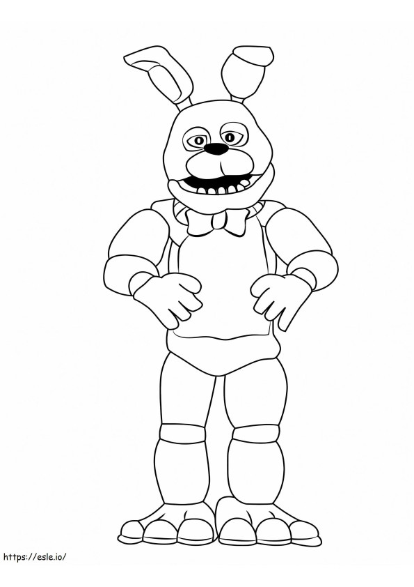 5 Nights At Freddys 1 coloring page