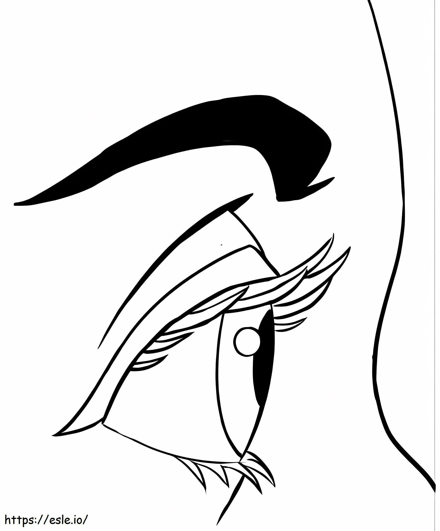 Lady Eye coloring page