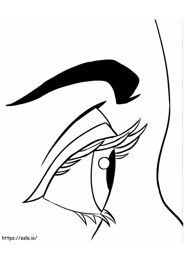 Lady Eye coloring page